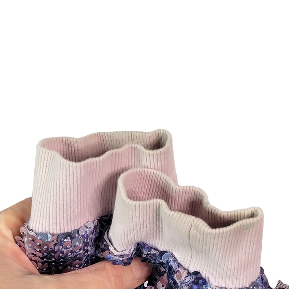 D-Signed Disney Sequence Shimmery Pink Fashion Lightweight Jacket Youth Size L - Picture 9 of 16